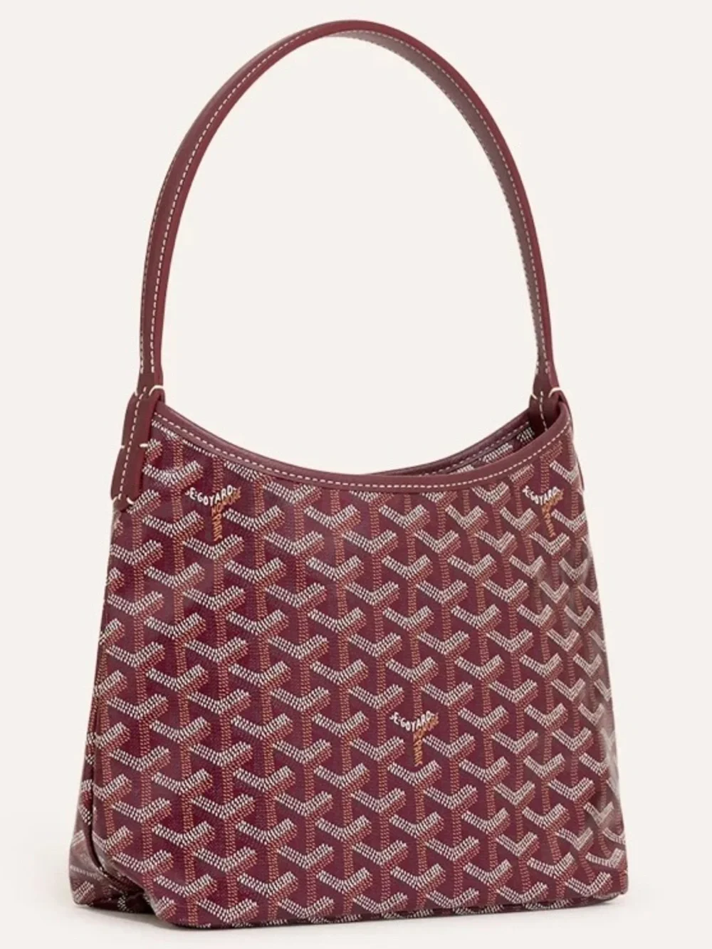 Authentic NWT Goyard Hobo Bohème Mini Burgundy
